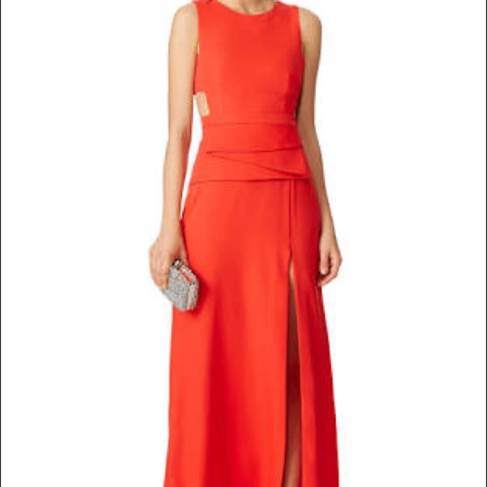 BCBGMAXAZRIA Red Gown Dress